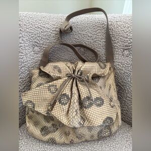 CARLOS FALCHI PYTHON SNAKESKIN CROSSBODY BAG Vintage